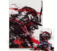 Rompecabezas Mirada Samurai de 1000 Piezas para Adultos Fortalece la Memoria Mente Tranquila Borde de Calidad Sorpresa cálida (38x52cm)