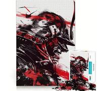 Rompecabezas Mirada Samurai para Adolescentes, 1000 Piezas, Juguete Inteligente para Aliviar el Estrés, Bordes Afilados, Regalo de Cumpleaños (38x26cm)