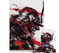 Rompecabezas Mirada Samurai para Adultos, 1000 Piezas, ejercita la Mente, relajación, diseño de Bordes precisos, colección de Arte (50x75cm)