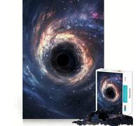 Rompecabezas Mirada Vacía de 1000 Piezas Juego de concentración Mental Corte de precisión Bordes Lisos Actividad Absorbente para Noches tranquilas (38x26cm)