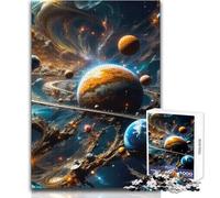 Rompecabezas Misterio del Universo de 1000 Piezas para Adultos, Juego Educativo de Entrenamiento Cerebral, Regalo Sorpresa Ideal para Seres Queridos, tamaño 50x75cm