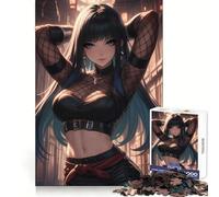 Rompecabezas Misterioso de 1000 Piezas de Kunoichi para Adolescentes Rompecabezas Mental para aliviar la tensión Arte para armar Regalo Premium (50x75cm)