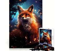 Rompecabezas Misterioso Zorro Rojo de 1000 Piezas para Adolescentes Juguete para desarrollar la lógica Divertido y Relajante Corte preciso Regalo artístico (38x26cm)