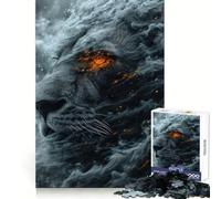 Rompecabezas misteriosos de Leones para Adolescentes, 1000 Piezas, Juguete para ejercitar la Mente y aliviar el estrés, Corte Premium, Regalo increíble (38x26cm)