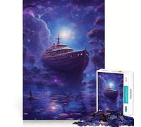 Rompecabezas misteriosos de Piratas para Adultos, 1000 Piezas, lógica Clara, Juguete, pasatiempo Tranquilo, Corte Perfecto, Regalo Elegante (38x52cm)