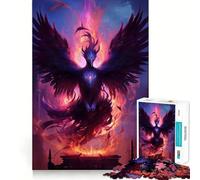 Rompecabezas místico del Ave fénix para Adultos, 1000 Piezas Fortalece la Memoria Divertido y Relajante Borde de Calidad Regalo Ideal para Festivales (38x52cm)