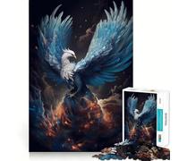 Rompecabezas místico del Ave fénix para Adultos, 1000 Piezas, Juguete para la Mente, Alivio de la ansiedad, Bordes precisos, Regalo Original (50x75cm)