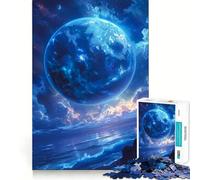 Rompecabezas místico del océano del Planeta Azul, 1000 Piezas, para Adultos, Regalos, para Mejorar la Memoria, Tiempo Libre, decoración de Pared con Corte preciso (50x75cm)