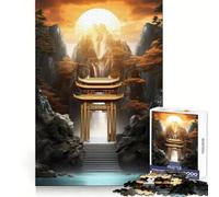 Rompecabezas místico Kintsugi Gate para Adolescentes, 1000 Piezas, Juguete para ejercitar la Mente, Divertido y Relajante, Arte para armar, artículo de colección (38x52cm)
