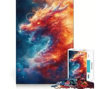 Rompecabezas místicos de Dragones Chinos para Adultos, 1000 Piezas, Juguete para ejercitar la Mente, diseño de Montaje Lento, Regalo Encantador (50x75cm)