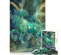 Rompecabezas místicos del Signo Zodiacal Capricornio de 1000 Piezas para Adolescentes, Bienestar Cerebral, Momentos de relajación, Cierre Perfecto, Regalo sincero (50x75cm)