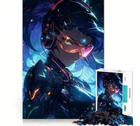 Rompecabezas Moderno de 1000 Piezas Soldier Girl para Adolescentes Juguete de lógica Fina, fácil de Usar, con Bordes limpios, Ideal para Festivales o como Regalo (50x75cm)