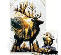 Rompecabezas Monarca Verde del Bosque Dorado para Adolescentes, 1000 Piezas, Entrenamiento Inteligente, Tiempo Libre Feliz, Corte Impecable, Navidad Alegre (50x75cm)
