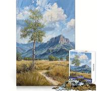 Rompecabezas Mountain Vista para Adolescentes, 1000 Piezas, Think Toy, Relajante, Divertido, de Corte Limpio, Coleccionable (38x26cm)