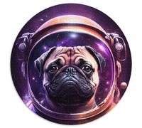 Rompecabezas MSpace de Astronauta Carlino para Adultos, 1000 Piezas, Rompecabezas Redondo de 1000 Piezas, Juego Interactivo Familiar, Apto para Mayores de 14 años (67,5x67,5cm)