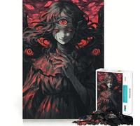Rompecabezas Mujer del Tercer Ojo para Adolescentes, 1000 Piezas, para Desarrollar la Memoria, Tiempo Libre, Bordes Limpios, Un Regalo Encantador 38x26cm