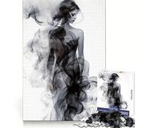 Rompecabezas Mujer entintada en la Sombra para Adolescentes, 1000 Piezas, Juguete de lógica Fina, pasatiempo Tranquilo, Pieza de colección de Arte de Bordes limpios 38x26cm