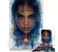 Rompecabezas Mujer Tercer Ojo 1000 Piezas para Adolescentes Juego de Pensamiento Tiempo de Paz Borde de Calidad 38x52cm