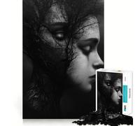 Rompecabezas Mujer transformada en árbol 1000 Piezas Juego de Habilidades mentales Corte láser Ejercicio Mental Tiempo Tranquilo en casa (38x52cm)
