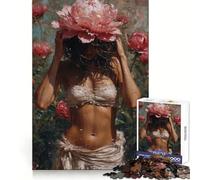 Rompecabezas Mulatto Girls de 1000 Piezas para Adolescentes Ayuda a desarrollar la Memoria, diseño fácil de armar, Regalo conmovedor (38x52cm)