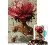 Rompecabezas Mulatto Girls de 1000 Piezas para Adolescentes Wise Think Toy Calm Fun Clear Cut Art Collectible (38x26cm)