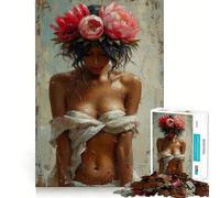 Rompecabezas Mulatto Girls para Adultos, 1000 Piezas, Juguete de lógica, diversión Relajante, Bordes Suaves, (38x52cm)