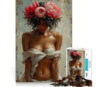 Rompecabezas Mulatto Girls Teenagers de 1000 Piezas, Juguete para ejercitar la Mente, Divertido y Relajante, Arte para armar, Coleccionable (50x75cm)