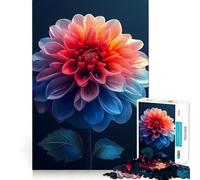 Rompecabezas Multicolor de 1000 Piezas con diseño de Dalia para Adultos Desarrolla la Capacidad Mental y te Mantiene entretenido Bordes precisos (38x52cm)