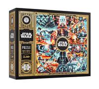 Rompecabezas multidimensional de Star Wars (1000 Piezas) | Lucasfilm coleccionable oficial con bolsa de transporte. Material: aglomerado