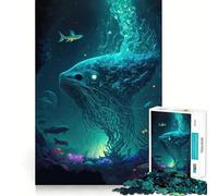 Rompecabezas Mundos Místicos del Océano para Adolescentes, 1000 Piezas, Juguete de Lógica Fina, Suave, Relájate, Bordes Limpios, Regalo Premium (50x75cm)