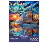 Rompecabezas Museo del Louvre 1000 Piezas para Adultos Y Familias - Puzzle DIY, Desafío Satisfactorio 38x26cm/1000pcs