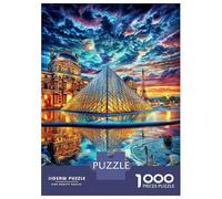 Rompecabezas Museo del Louvre 1000 Piezas para Adultos Y Niños - DIY Puzzle Entretenimiento Creativo Y Desafío Relajante 38x26cm/1000pcs