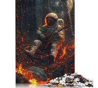 Rompecabezas Musical de Astronauta Espacial, Juegos creativos, Rompecabezas de cartón Premium para Mujeres y Hombres, Regalo de cumpleaños, 1000 Piezas (75 x 50 cm)