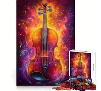 Rompecabezas Musical Violín en Llamas de 1000 Piezas para Adolescentes Desarrolla la Capacidad de razonamiento Un Escape Sereno Corte preciso Regalo Original (50x75cm)