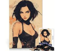 Rompecabezas Mystery Girl para Adultos, 1000 Piezas, Juguete para ejercitar la Mente, Tiempo de relajación, diseño para armar, (38x26cm)