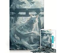 Rompecabezas Mystic Kitsune Gateway de 1000 Piezas para Adolescentes Juguete de Habilidad para Rompecabezas Diversión compartida Corte preciso Decoración de Pared (50x75cm)