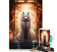 Rompecabezas Mystic Kitsune Gateway de 1000 Piezas para Adolescentes Juguete para Pensar y Aprender Fácil de Usar Ocio Corte preciso Regalo increíble (50x75cm)