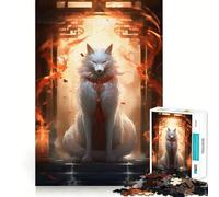 Rompecabezas Mystic Kitsune Gateway de 1000 Piezas para Adultos Juguete de lógica y Entretenimiento Bordes Suaves Regalo conmovedor (38x52cm)