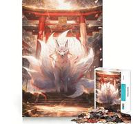 Rompecabezas Mystic Kitsune Gateway para Adolescentes, 1000 Piezas, Think Toy, diversión Relajante, Arte de Corte Limpio, Coleccionable (38x26cm)