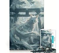 Rompecabezas Mystic Kitsune Gateway para Adultos, 1000 Piezas, Juguete Intelectual, Juego Relajante, decoración de Pared (38x52cm)