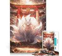 Rompecabezas Mystic Kitsune Gateway para Adultos, 1000 Piezas, Juguete para ejercitar la Mente, Tiempo de relajación, diseño, Montaje, (38x52cm)