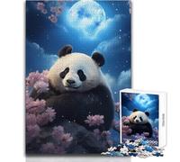 Rompecabezas Mystic Panda de 1000 Piezas para Adolescentes, Juego de Aprendizaje de Pensamiento estratégico, Regalo Ideal para Cualquier Evento, tamaño 38x26cm