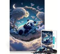 Rompecabezas Mystic Panda para Adolescentes, 1000 Piezas Mejora la Memoria, relájate, Bordes precisos, Regalo increíble 50x75cm