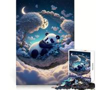 Rompecabezas Mystic Panda para Adolescentes, 1000 Piezas Mejora la Memoria, relájate, Bordes precisos, Regalo increíble 50x75cm