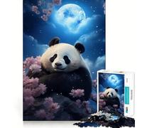 Rompecabezas Mystic Panda para Adultos, 1000 Piezas, Juguete para desarrollar la Mente, Juego de ingenio, diseño y Montaje, Regalo Encantador (38x52cm)