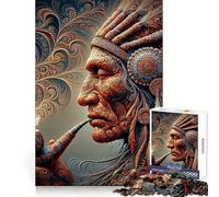 Rompecabezas Native Spirit Rhythms de 1000 Piezas para Adolescentes Juguete Intelectual para Fortalecer los Lazos Familiares Corte de Calidad Regalo Memorable (38x52cm)