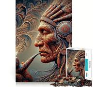 Rompecabezas Native Spirit Rhythms de 1000 Piezas para Adolescentes Juguete Intelectual para Fortalecer los Lazos Familiares Corte de Calidad Regalo Memorable (38x52cm)