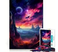 Rompecabezas Naturaleza y Caos Galaxia para Adultos, 1000 Piezas, Juguete de lógica Resistente, Juego Relajante, Borde Transparente, Regalo artístico (50x75cm)