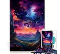 Rompecabezas Naturaleza y Galaxia Asombrosa para Adolescentes 1000 Piezas Desarrollo de Memoria Diseño Relajante y Calma Regalo Clásico (50x75cm)