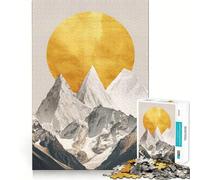 Rompecabezas Nature Gold Decor de 1000 Piezas para Adolescentes Fortalece la Memoria Ideal para el hogar y el Ocio Bordes limpios Regalo preciado (50x75cm)